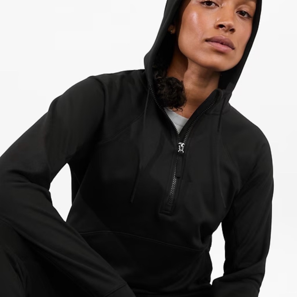 Athleta Unstoppable Fleece Lined Half-Zip Sweatshirt | EUC | Sz M